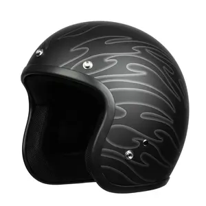 CrownRacing Motorcycle Helmets 3/4 Open Face Helmet