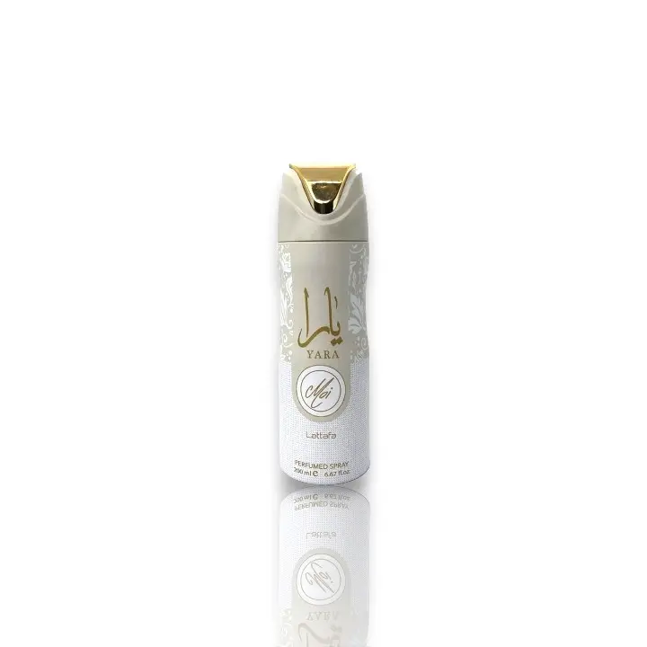 Lattafa Yara Moi Perfumed Body Spray for Women's Perfume, 200 ML EDP Single Item with Woody, Floral, Patchouli, Caramel, Powdery Notes