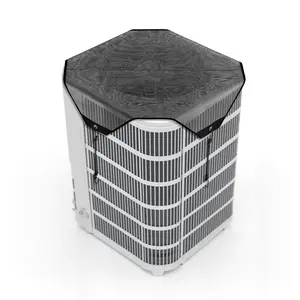 VEVOR Air Conditioner Cover for Outside Units, 32 x 32 inch Central AC Cover for Air Conditioning Unit, Top Universal Mesh Defender Tear-Resistant Easy Install for Outdoor Outside All Seasons, Black