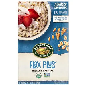 Nature's Path Organic Instant Oatmeal, Flax Plus, 8 Packets, 14 oz (400 g)