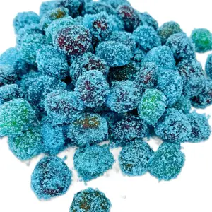 8 oz • Extreme Sour Blue Razz Gushies Snack + Candy + Sweet Bonbon Traditional