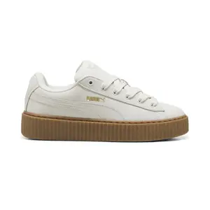 PUMA Mens Fenty X Creeper Phatty Earth Tone Lace Up Sneakers Shoes Casual - White