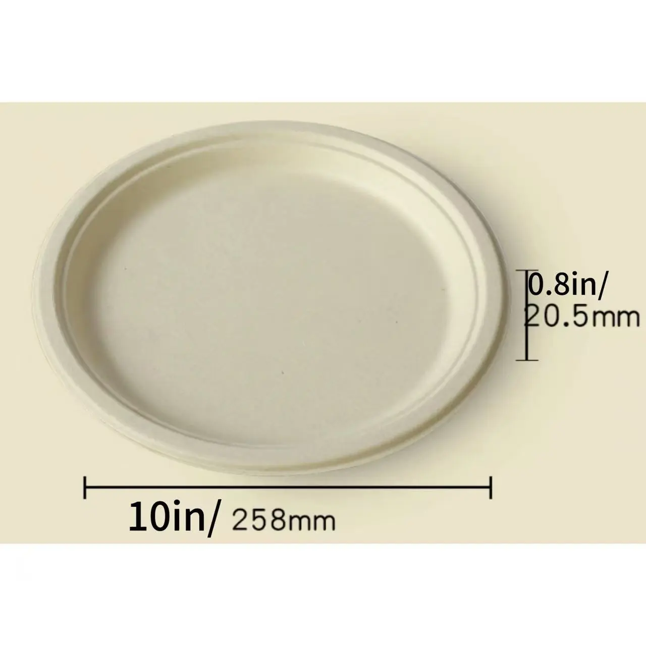 10in round plates