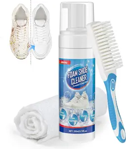 Shoe Cleaner, 6.76fl.oz Sneaker Cleaner Foam for Removing Stains and Dirt, Shoe Cleaning Kit for White Shoes