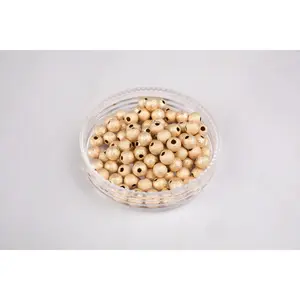 Round Ball Stardust Bead with No Stones - 14K Gold Filled (Yellow)