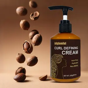 Adglamful Curl Defining Cream 250ml 2-in-1 Styler + Treatment No more frizz, no more flat curls! Locks in moisture Defines curls WITHOUT crunch Wake up with bouncy hair EVERY DAY! CurlCare FrizzFree