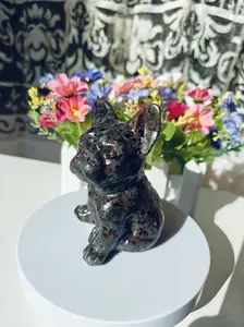 Big Yooperlite French Bulldog Carving