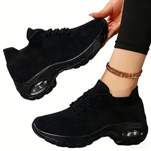 Women's orthopedic sneakers, stylish walking shoes, lightweight casual shoes, road running shoes, non-slip breathable tennis shoes, mesh air-cushioned sneakers, foot support, suitable for running, fitness, office, and casual wear