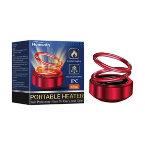 Portable Molecular Heater - Dual-Ring Dynamic Heating Technology for Car Windows & Indoor Use, Rapid De-Icing