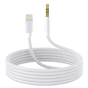 Lightning to 3.5mm Audio Cable Compatible with iPhone 13/12/11/XR/XS/X/8/7/6 Plus/SE 2, iPad