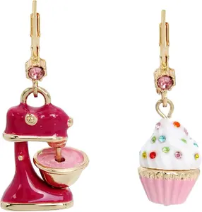 Betsey Johnson Womens Sweetheart Earrings