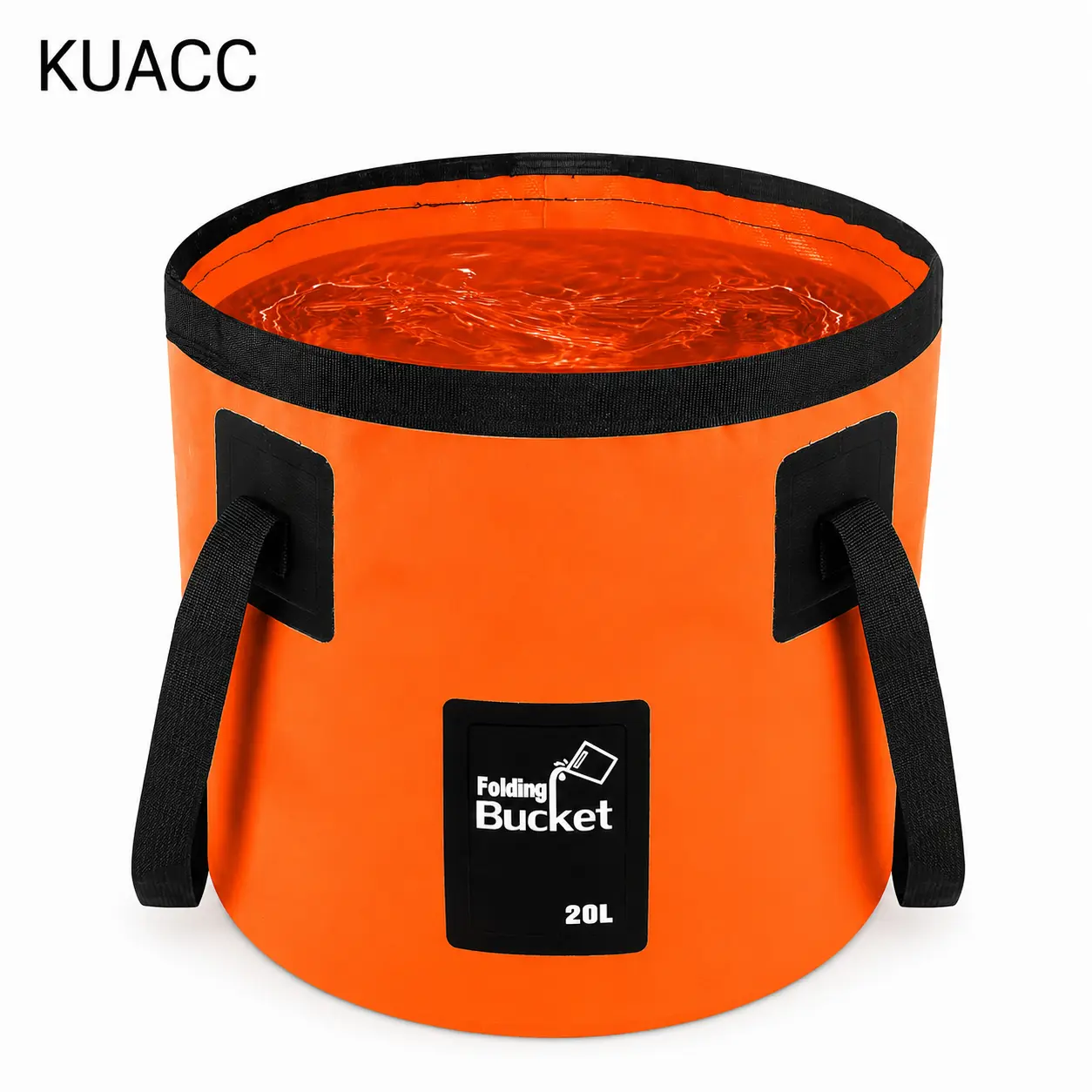 12L/20L Portable Folding Water Storage Bucket, Collapsible Water Container, Durable PVC Water Bucket with Handle, Suitable for Camping Tools, Fishing, Travel, Road Trip Essentials & Outdoor Gardening