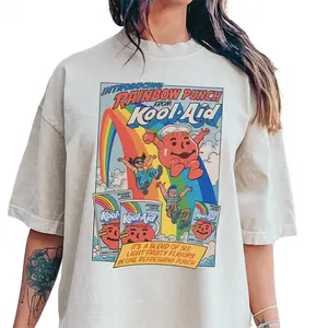 Vintage Koool-Aid 84 Shirt, Retro Kool-Aid Shirt, Kool Man Shirt Aid, Cute Graphic Cartoon T-shirt, Matching Shirt