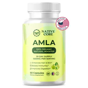 NativeCore Organic Superfruit Amla Capsules (1500mg) for Immunity, Digestion & Hair Health - The Nature’s Powerhouse for Vitality & Wellness
