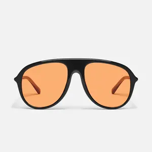 CHART TOPPER Tinted Lens Sunglasses Polarized Aviator Sunglasses