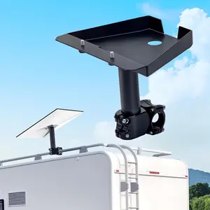 Starlink Gen 3 RV Ladder Mount Kit and Roof Rack Mount Secure Pole Clamp Design with 200lbs Load-Bearing, for Horizontal Pipes 0.8’-1.17’’, for RV, Pole, Yacht, Camper, Camping