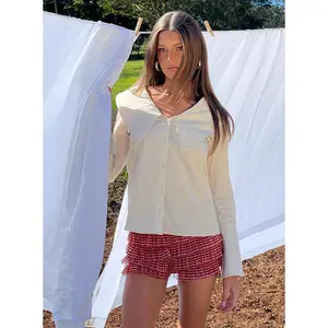 Biscotti Low Rise Bloomer Shorts Red Gingham