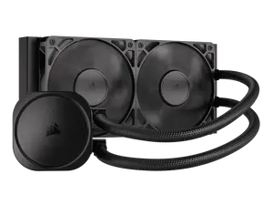 CORSAIR NAUTILUS 240 RS Liquid CPU Cooler – RS120 Fans – Fits Intel® LGA 1851/1700, AMD® AM5/AM4 – Simple Daisy-Chain - Direct Motherboard Connection