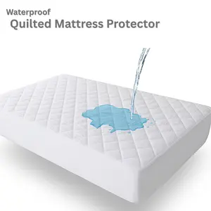 Waterproof Mattress Protector with Extra Deep Fitted mattress cover | Quilted Mattress topper |Anti-Allergy| Breathable Mattress bed single fitted Pad Cover