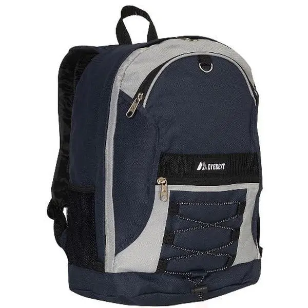 Everest 17 in. Two-tone Backpack with Mesh Pockets