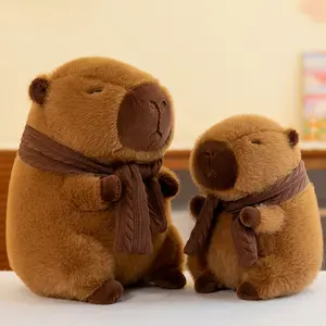 Capybara Design Stuffed Toy, 1 Count Cute Soft Stuffed Animal Plush Toy, Soft & Comfy Plush Toy for Home & Office Decor, Soft Cuddly Gift for Boys & Girls