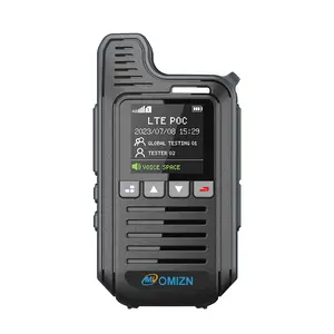 4G LTE Unlimited Range Poc Walkie Talkie, OMIZN Portable Two-Way Radio with Noise Canceling & AES-256 Encryption, Global Cross-Country PTT Radio for Truck Drivers, Off-Road, Construction & Commercial Business Use