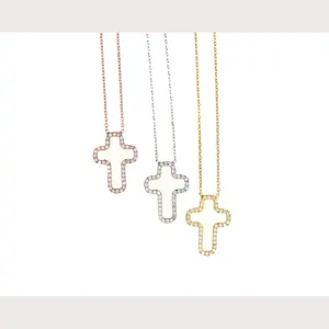 Open Cross Necklace