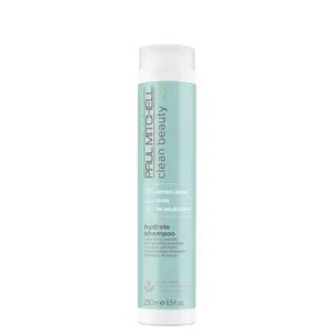 Paul Mitchell Clean Beauty Hydrate Shampoo - 250ml, Sulfate-Free, Vegan, Moisturizing with Organic Olive & Oat Peptide, 77% Natural Origin Moisture Restore Haircare Cleanser Cleansing Hydrating Moisturizer Conditioner