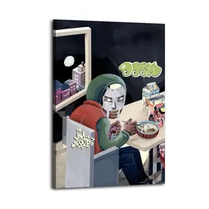 MF Doom MM.Art Canvas Posters Photos Wall Decorations Canvas Printing Living Room Bedroom Decoration Wall Decoration Printing Office Aesthetic Posters