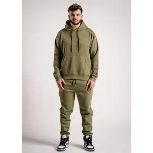 Olive Green Heavy Blend Fleece SweatSuit