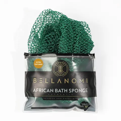 African Exfoliating Net Sponge Authentic Ethically sourced from Nigeria Firm Texture for Smoother Softer Skin, Premium Body Scrubber