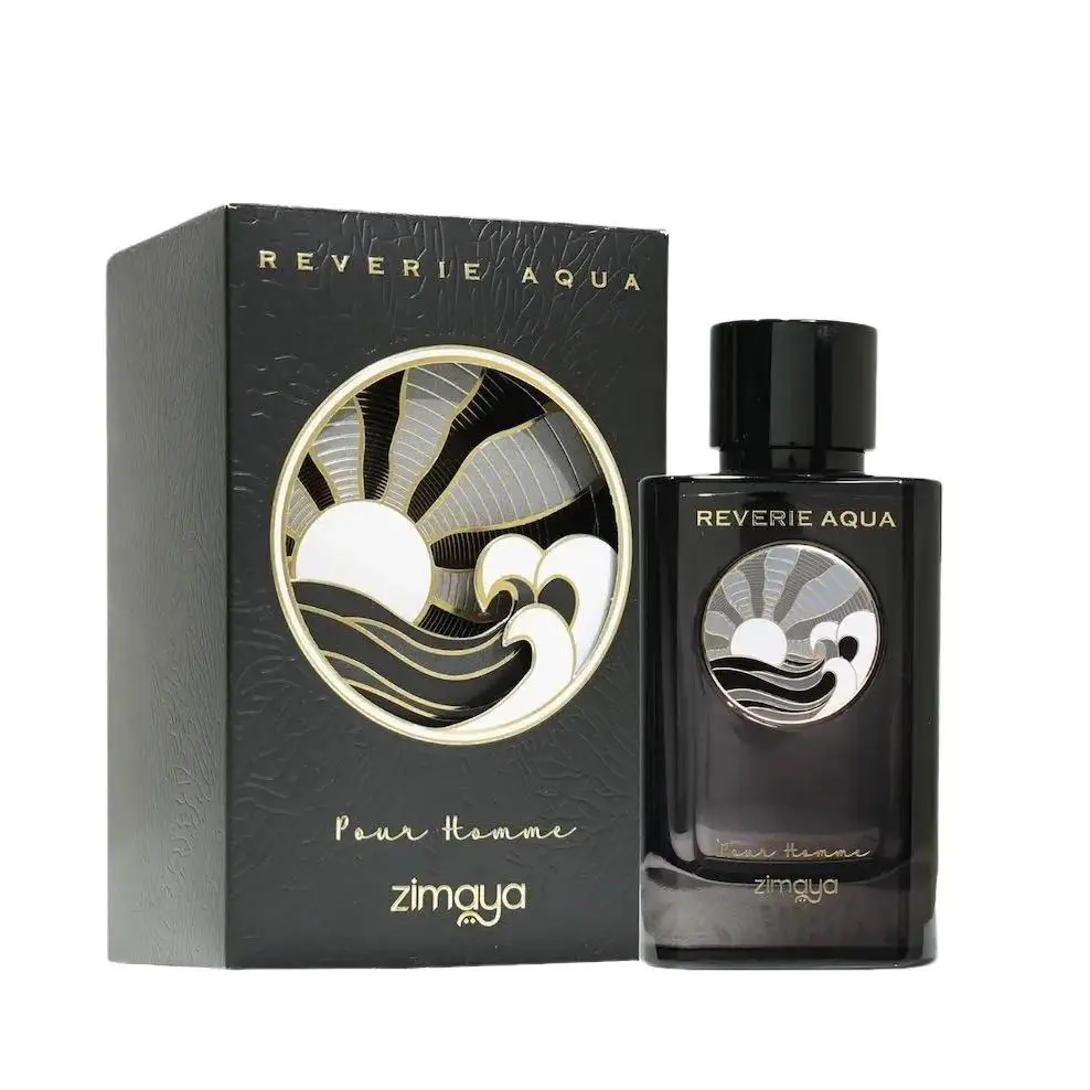 Zimaya Reverie Aqua for Men Eau de Parfum Spray, 3.4 Ounce Perfume Fragrance Cologne, Spray Bottle, Day To Night