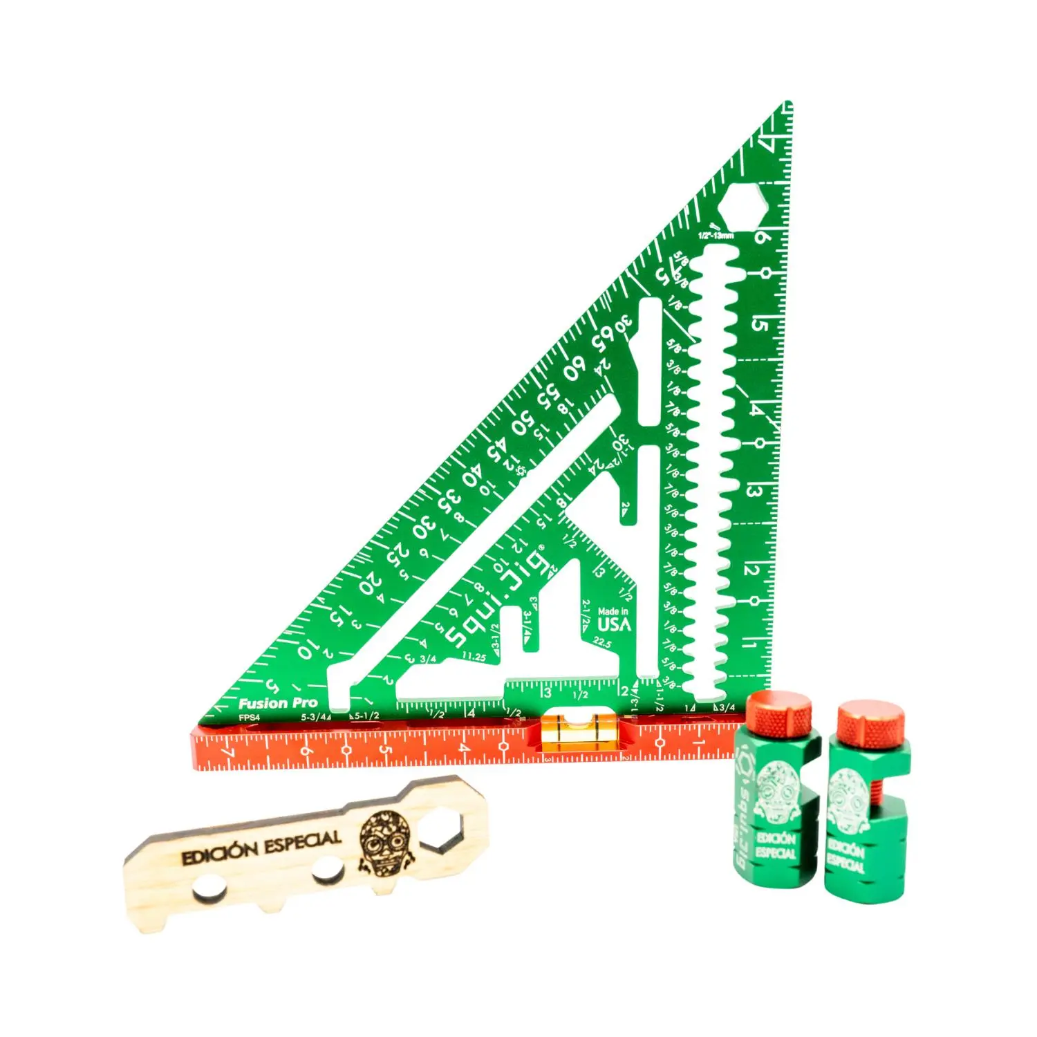 7.5" Pro Square + Jigs + Holder - The Mexican Carpenter Edición Pro Set
