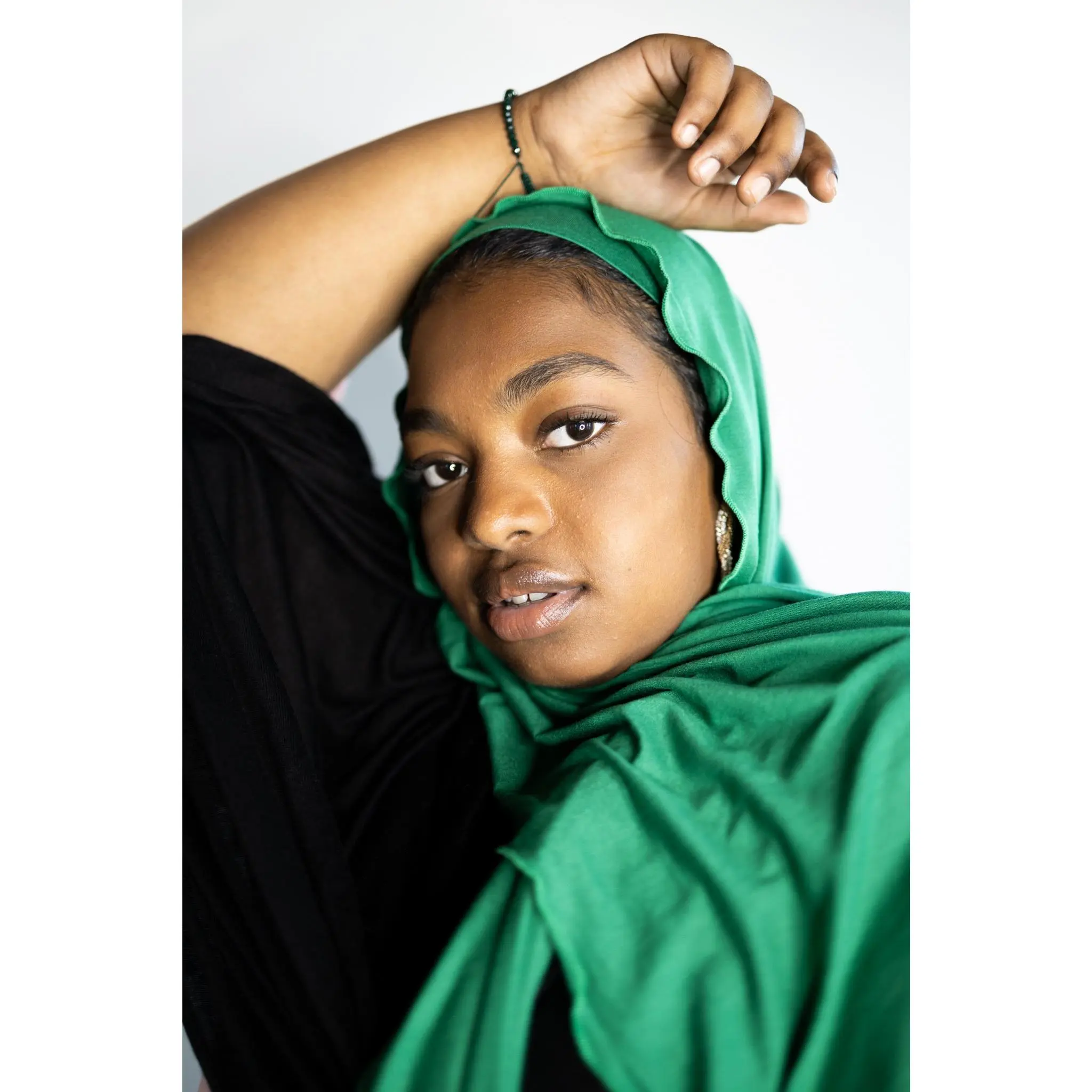 Jersey Hijab - Jade Green