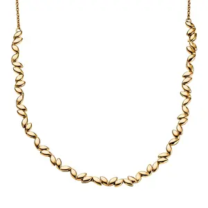 Golden Petal dâ€™Oro Necklace in 18K Yellow Gold Plated Bronze 18-20 Inches