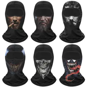 Shiesty Mask Sunscreen Balaclava Icethread Full Face Scarf Mask Tactical Motorcycle Wind Face Cover Cap Bicycle Cycling Headgear Men