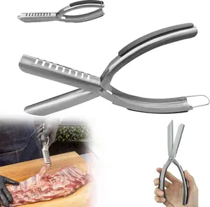 BBQ Rib Skinner Tool Pro – Stainless Steel Rib Membrane Remover, Heavy-Duty Grill Prep Tool for Pitmasters & Home Cooks, Ergonomic Non-Slip Handle, Must-Have BBQ Accessory