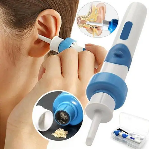 Cordless Electric Vacuum Ear Cleaner Wax Remover Painless Cleaning Tool