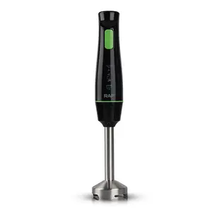 Stainless Steel Electric Immersion Blender Fruit Juicer Food Processor Compact Kitchen Small Appliance for Smoothies Sauces Baby Food