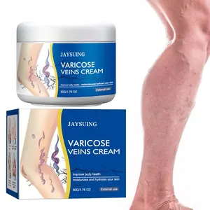 Varicose Veins Relief Cream 50g - Alcohol-Free, Exfoliating Lotion with Bee Venom for Pain & Swelling, Gentle Daily Non-Toxic/Toxic-Free Body Balm, Moisture-Rich Lightweight Body Care for Dry Skin, Anti-Aging Beauty Item