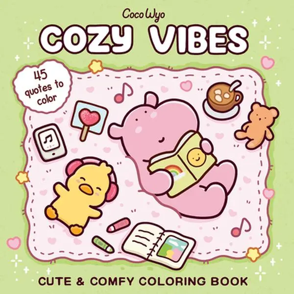 Coco Wyo - Relaxing, Inspirational Children's Literature & Art Paperback Book with Large Print Designs, Kids' Gift Idea, Uplifting