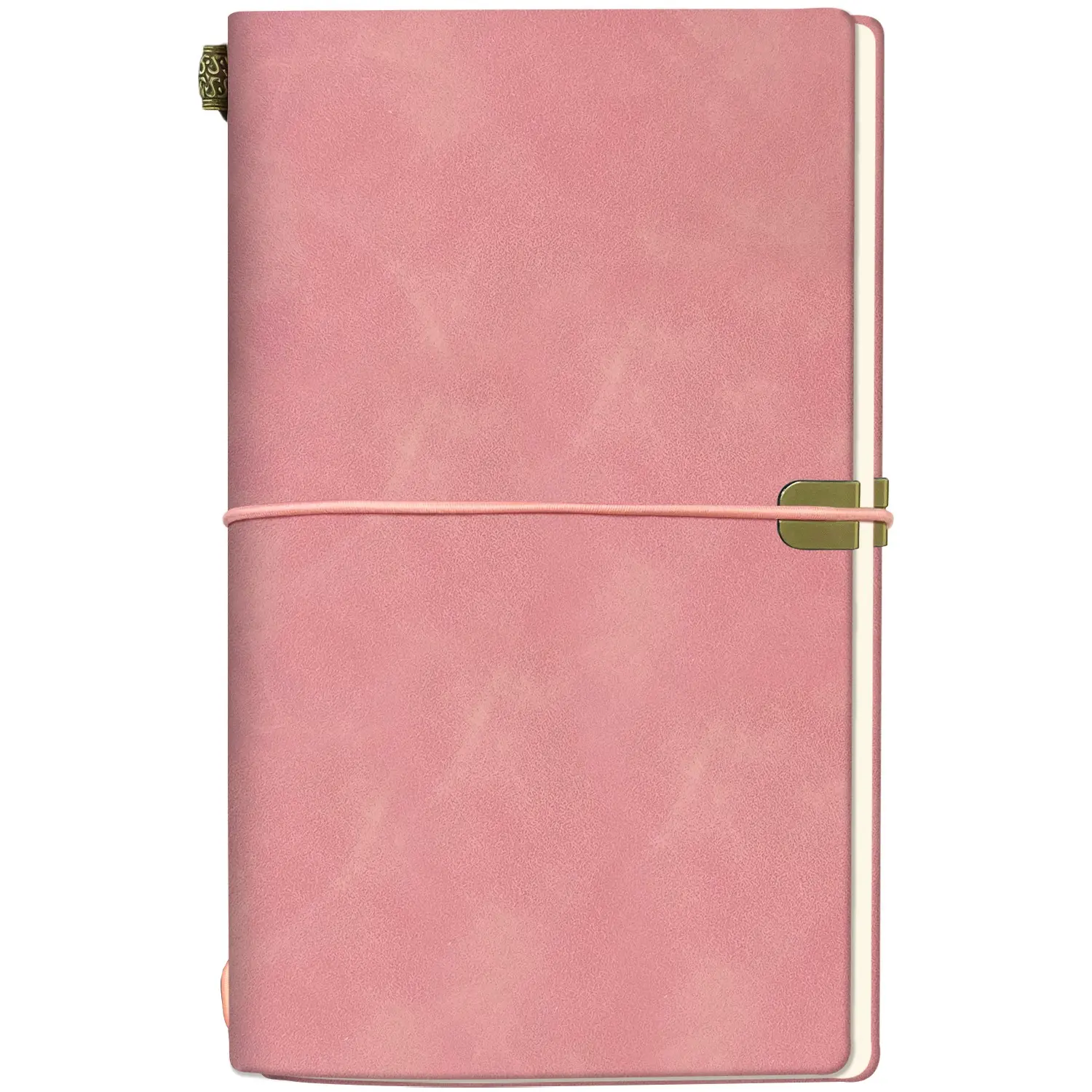 Leather Bound Journal Writing for Men Women - Daily Writing Notepad with Lined /Dot / Square Paper, 192 Pages Travel Diary Notebook Vintage Travel Journal Portable Diary