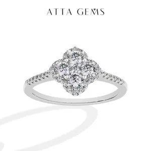 1.3ct D VVS1 Color Synthetic Moissanite Ring for Women 925 Sterling Silver Engagement Wedding Party Fine Jewelry Unique Gift New R178