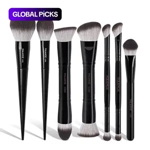 Professional Facial Double-ended Makeup Artist Brush Set, Makeup Brush Kit, Face Makeup Brushes, Soft Cosmetic Brushes with Beveled and Tapered Foundation, Contour, Blush and Powder Brushes, Makeup Tools #GLOBAL PICKS