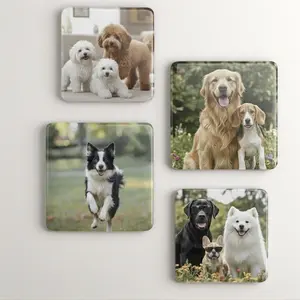Photo Magnets 5 - 2x2 Size – Custom Images for Birthdays, Weddings, Anniversaries, Gifts, Memories, Pets, Family, Friends, Mom, Dad, Home Décor & More