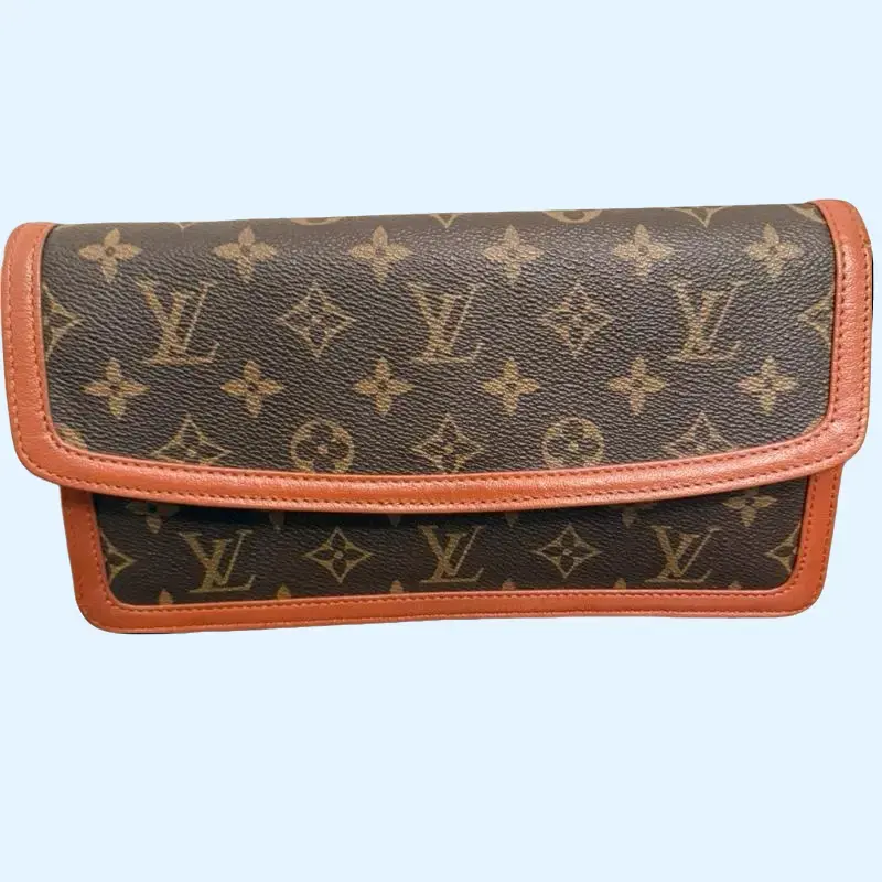 Pre-owned Louis Vuitton Canvas Shoulder bags Monogram vintage Dame Pochette 1986