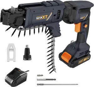 MAXXT 20V Drywall Screw Gun Brushless, Cordless Included 2.0Ah Battery and Charger tiktokshopspringglowup