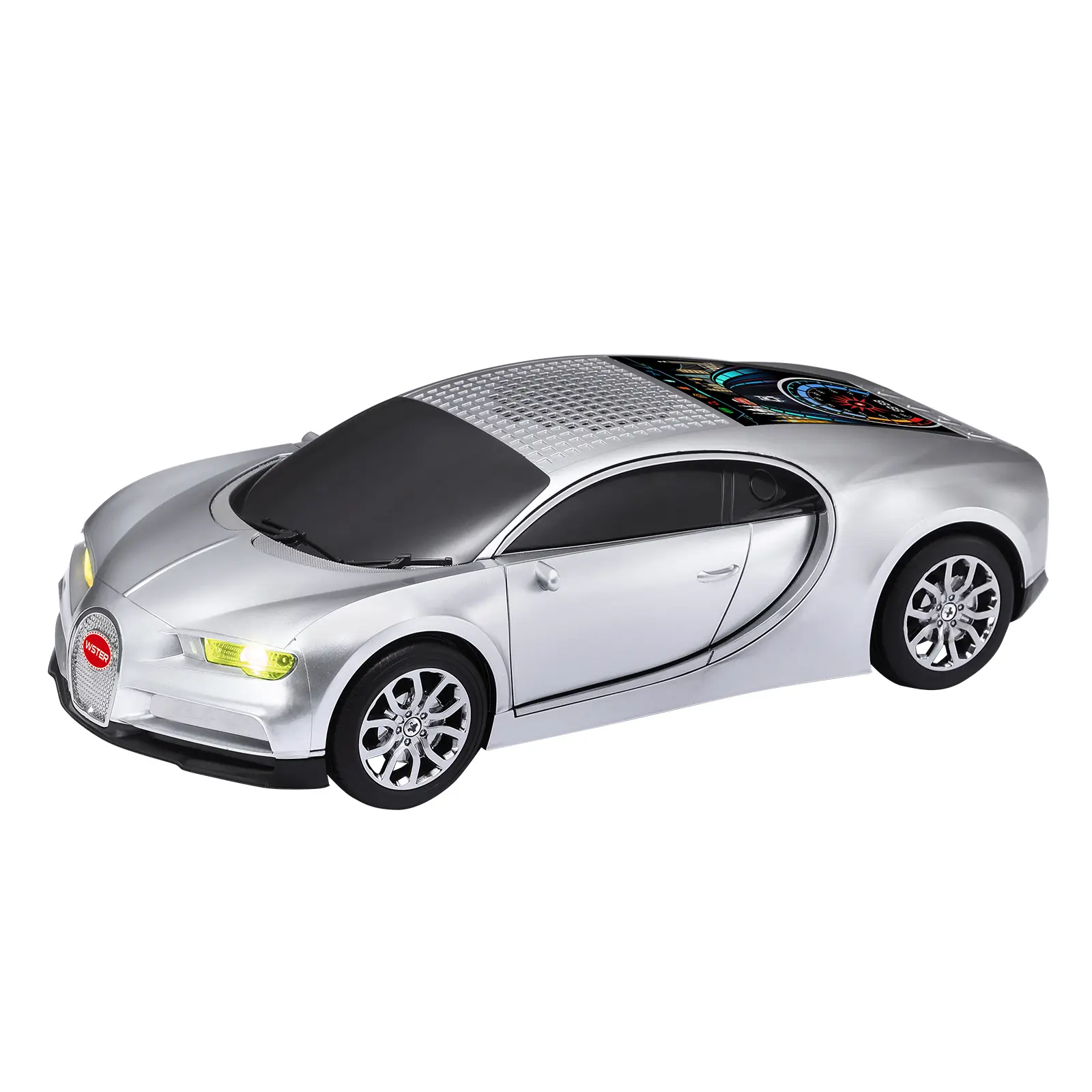 WSTER New Retro Classic Supercar Modeling Bluetooth Speaker, Portable Speakers with TF, USB Type-C Interface, High-Definition Sound Quality Stereo Playback, Home Decoration & Game Entertainment Auxiliary Audio Equipment, Holiday Gift