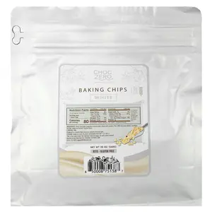 ChocZero Baking Chips, White, 20 oz (560 g)