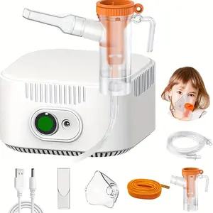 Portable Handheld Nebulizer for Adults & Kids with Smart LED Display, Auto-Cleaning System, Compact & Lightweight for home